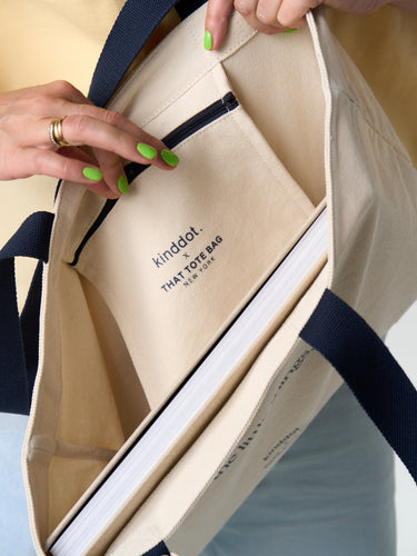 kinddot. × That Tote Bag New York, laisvalaikio krepšys “it’s the little things”