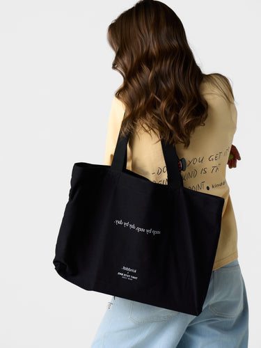 kinddot. × That Tote Bag New York, laisvalaikio krepšys ”step by step, day by day”