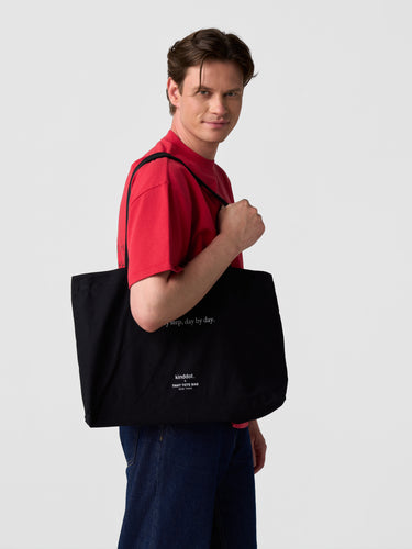 kinddot. × That Tote Bag New York, laisvalaikio krepšys ”step by step, day by day”