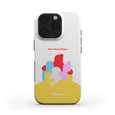 Telefono dėklas "Share the kindness" baltas