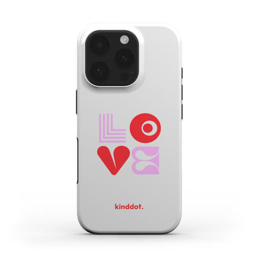 Telefono dėklas "LOVE" baltas