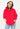 Raudonas džemperis su gobtuvu “DOT”