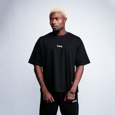 kinddot. x KNOCK DOT black T-shirt