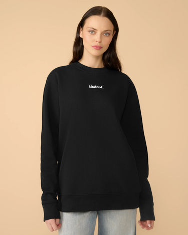 Black kinddot. sweatshirt
