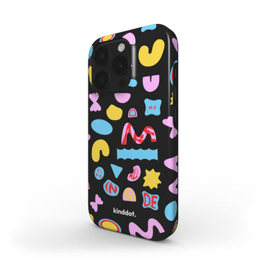 Telefono dėklas "We are all kind inside" juodas