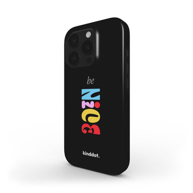 Telefono dėklas "Be nice" juodas