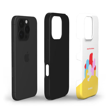 Telefono dėklas "Share the kindness" baltas