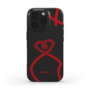 Telefono dėklas "FOREVER YOURS" juodas