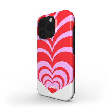 Telefono dėklas "HEARTS" baltas