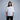 kinddot. x KNOCK colorblock white T-shirt