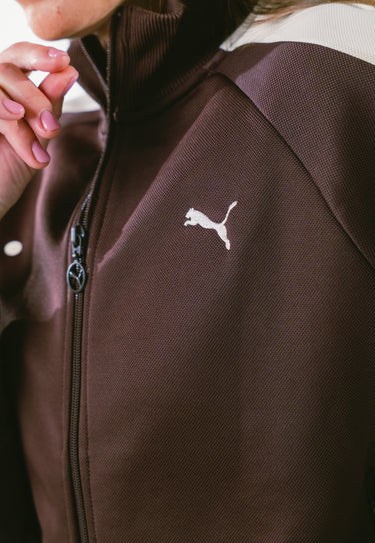 kinddot. x Puma  Chocolate Brown moteriškas užsegamas džemperis