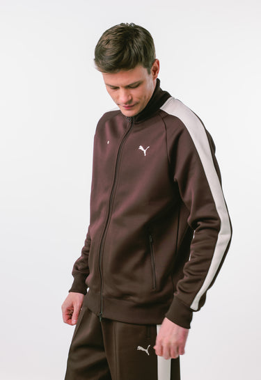 kinddot. x Puma Chocolate Brown vyriškas užsegamas džemperis
