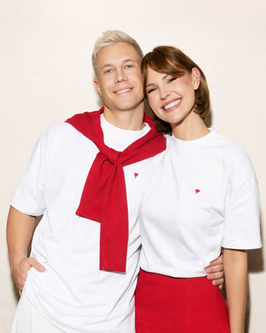 RINKINYS: 2 VIENETAI VALENTINO DIENOS MARŠKINĖLIŲ